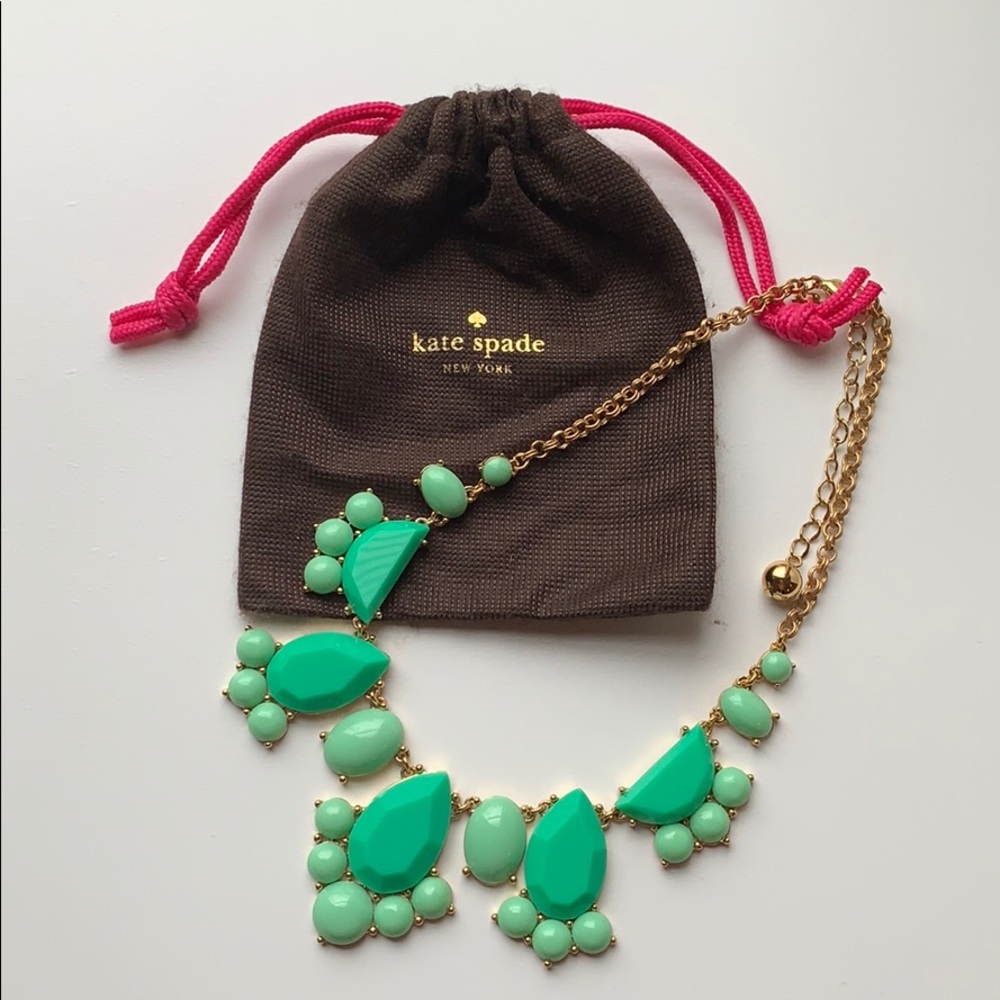 Kate Spade Green Statement Necklace